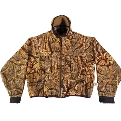 Rivers West Jacket Vest Waterproof Fleece Mens M Camo Mossy