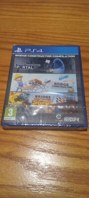 Bridge Constructor Portal Compilation PS4 USA seller