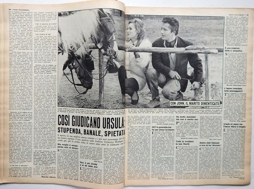 URSULA ANDRESS on cover of 1965 OGGI Italy Magazine - 第 3/3 張圖片