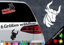 Adesivo Testa di Toro -6 Misure 21 Colori- Spagna Toro Bulle Vinile Toro Toro