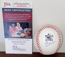 Blake Taylor Signed Autographed 2022 World Series Baseball Houston Astros JSA
