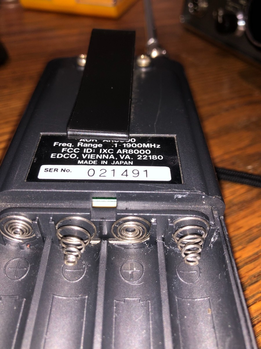 AOR AR-8000 Wide Range All Moe Receiver w Telescopic Antenna | eBay