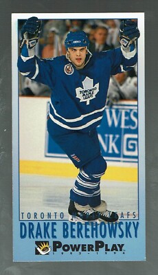 1993-94.  Fleer  Power Play.    Toronto Maple Leafs.   Drake Berehowski     #239