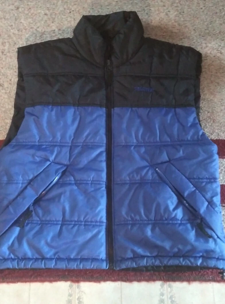 Vintage Starter Puffer Zip Vest Mens XL Outdoor Camping
