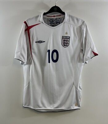 ウェア England national football team #10 Owen England National Team #10 Owen Home Retro Jersey Football Soccer