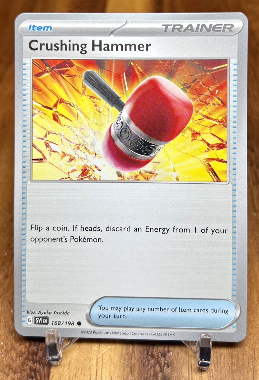 Crushing Hammer 168/198 SV1 Scarlet & Violet Base Non Holo Pokemon Card NM
