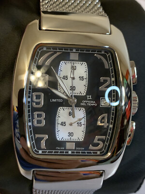 NEW Officina Del Tempo Black Leather Automatic Gents Watch - OT1028/20N OFFICINA DEL TEMPO Watch OT1029 / 20N *NEW $470.00 - PicClick main image 3