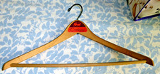 Vintage Cooksey Cooksey's Fashions Wooden Hanger Cheyenne Wyoming