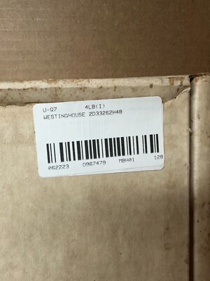 NEW WESTINGHOUSE 2D33262H48 | 2D33770G01 CURRENT LOOP OUTPUT S/N: 0033 ID:M40021