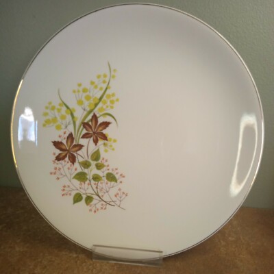 Vintage 50er Jahre Johnson Bros 25,5 cm oder 10'' Speiseteller, Sommer Wildblumen