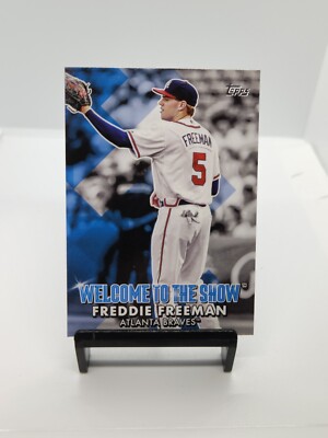 2021 Topps Series 1 Freddie Freeman Welcome To The Show Atlanta Braves #WTTS-15