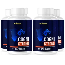 Cogni Strong- Brain Support- 4 Bottles- 240 Capsules