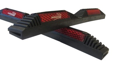 FOR FIAT Grande Punto 05-  Car door edge Guard shield protectors red reflectors
