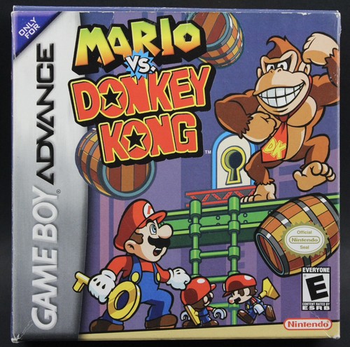Mario VS Donkey Kong Game Boy Advance Nintendo CIB Complete W/ Protector Case - Picture 4 of 10