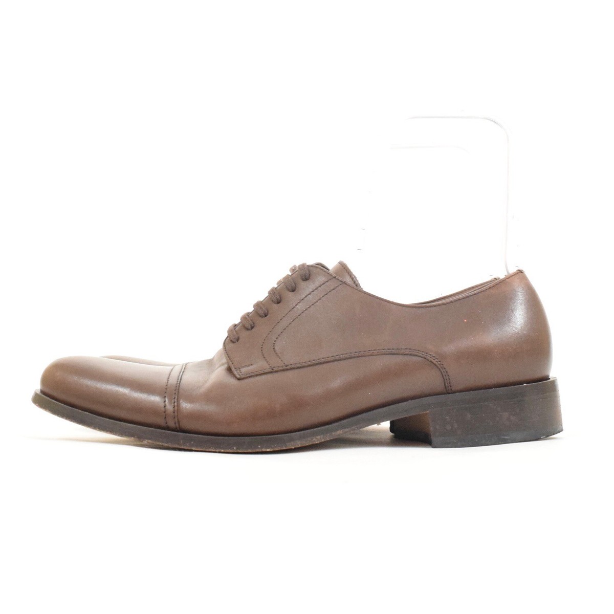 Harry\'s of London Dark Brown Leather Oxfords Downing G Deerskin Dark Brown – Harrys London main image 2
