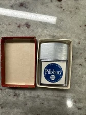 Rare Vintage Warco Pillsbury Best Lighter w Box Never Lit New Doughboy