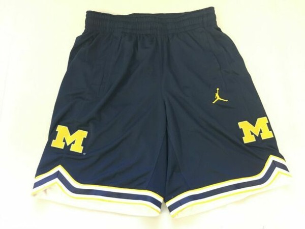 michigan jordan basketball shorts