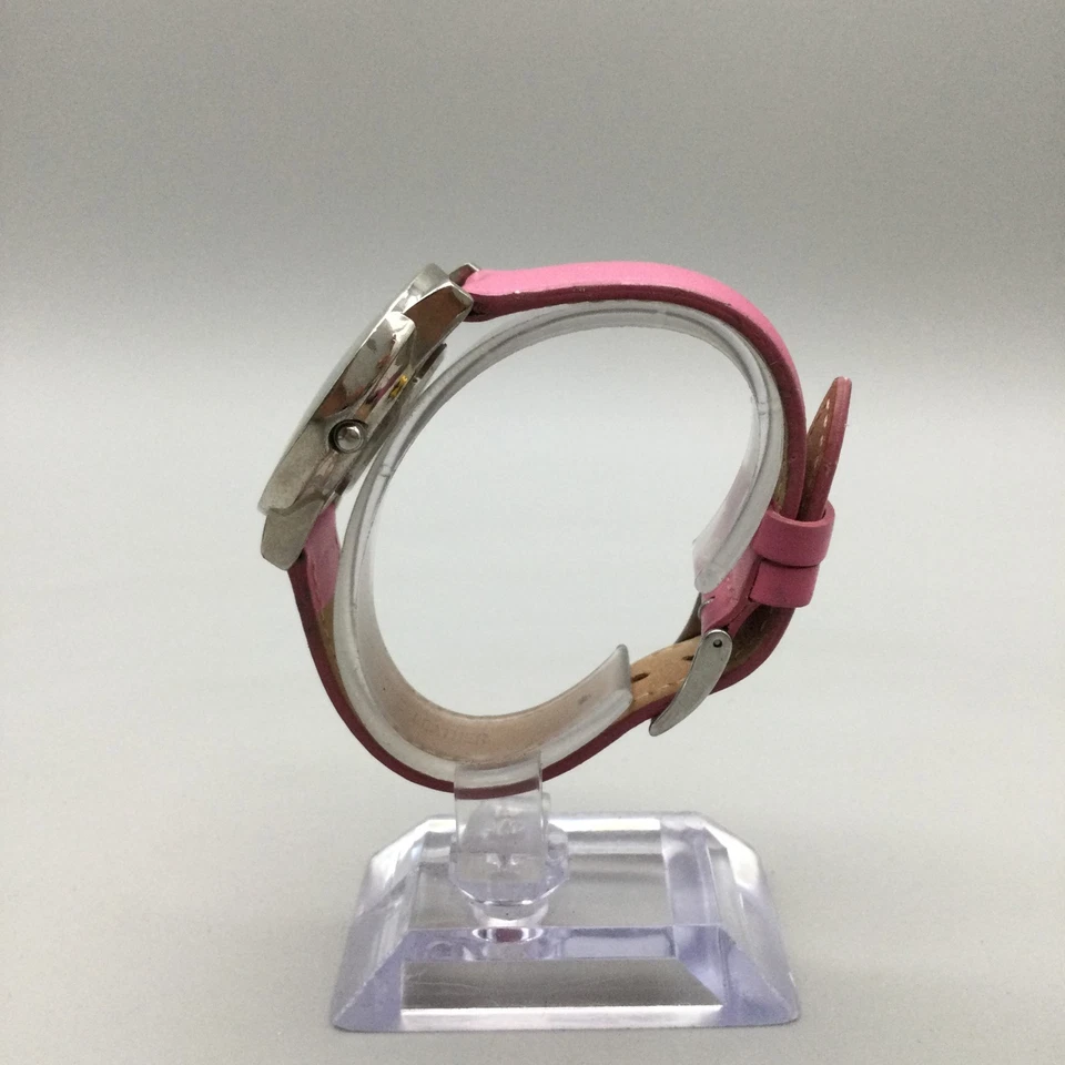 Женские часы Vera Bradley 35 мм серебристый розовый кожаный ремешок новый аккумулятор - Изображение 3 из 4