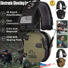 Walkers Razor Electronic Shooting Ear Muff Slim Shooting Anti-noise Earphone US