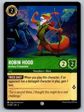 Robin Hood - Archery Contestant 77/204 Common Shimmering Skies Lorcana Near Mint
