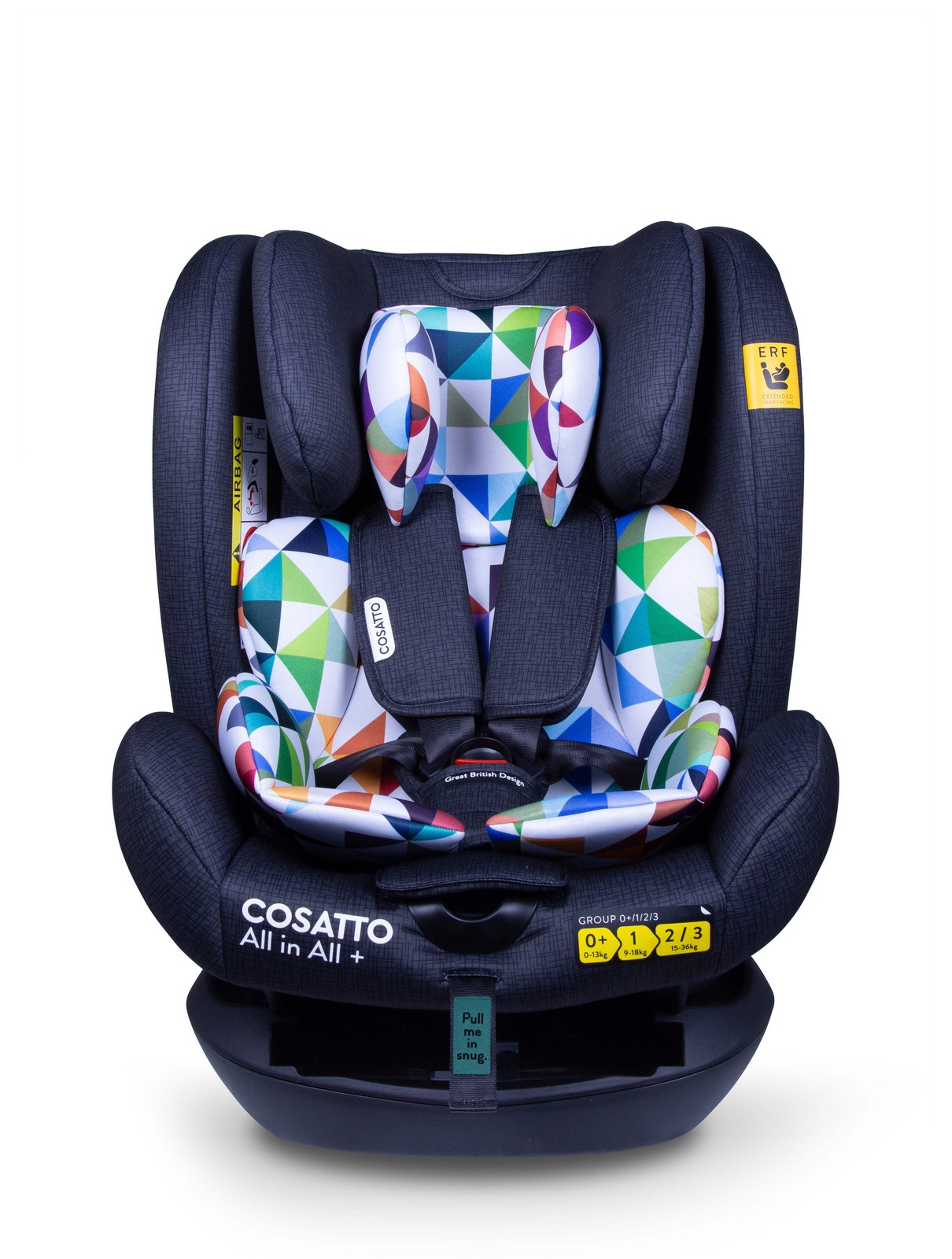 Cosatto Car Seat All in All + Spectroluxe Group 0+123 ISOFIX ISOFIT To 36KG