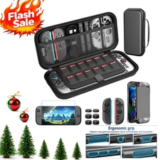 Extra Storage Best Gifts Switch 2 Carrying Case with PC Cover Joycon TPU Grips