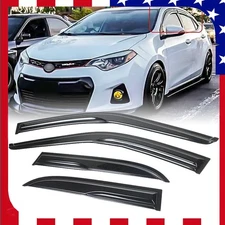 For Toyota Corolla 2014-2019 JDM Mugen Window Visors Vent Rain Guards