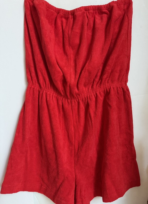 Gertrude Davenport strapless romper women’s size L NEW IN PKG VTG
