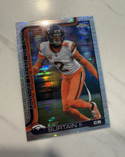 Topps Chrome 2025 Pulsar Refractor Pat Surtain II Denver Broncos Card #93