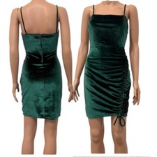 Windsor small ruched and luxe velvet mini dress D4 2357