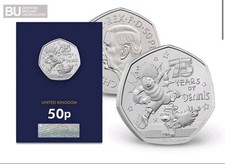 New 2026 50p UK Dennis the Menace BUNC 75th Year Anniversary Beano. - Available on eBay