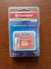 Image of BNIP Genuine Transcend TS1GCF133 1GB CompactFlash Card, 30MB/s, Ultra DMA 4.