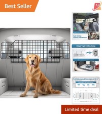 Dog Car Barrier Adjustable Large Pet Gate SUV Van Travel Safety Cargo Mesh