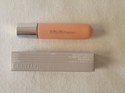 r.e.m. beauty ON YOUR COLLAR PLUMPING LIP GLOSS ~ WATERFALLS ~ 0.34 fl oz NIB!!!