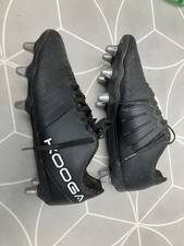 Kooga Size UK 5 Black Rugby Boots With Metal Studs