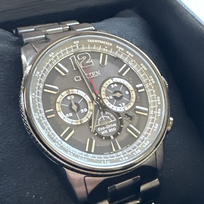 Citizen Eco-Drive Men's Chronograph Date Indicator 43mm Watch CA4377-53H