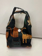Eco Chic Reusable Shopping Bag Cats Water Resistant Colorful