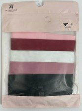 NIP Victoria s Secret 5 Pack Mesh Logo Thong Panties / Underwear - Small