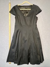 David Lawrence Size 10 Shift Sheath Dress Classic Black Work Party