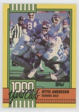 1990 Topps 1000 Yard Club With Disclaimer Ottis Anderson #29 8tl