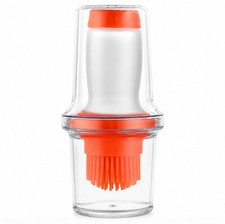 Silicone Oil Bottle Brush Basting Pastry Brush All in One BBQ Baking Kitchen Too
