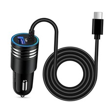 Android Car Charger Type C Samsung Car Charger Fast Charging for Straight Cable