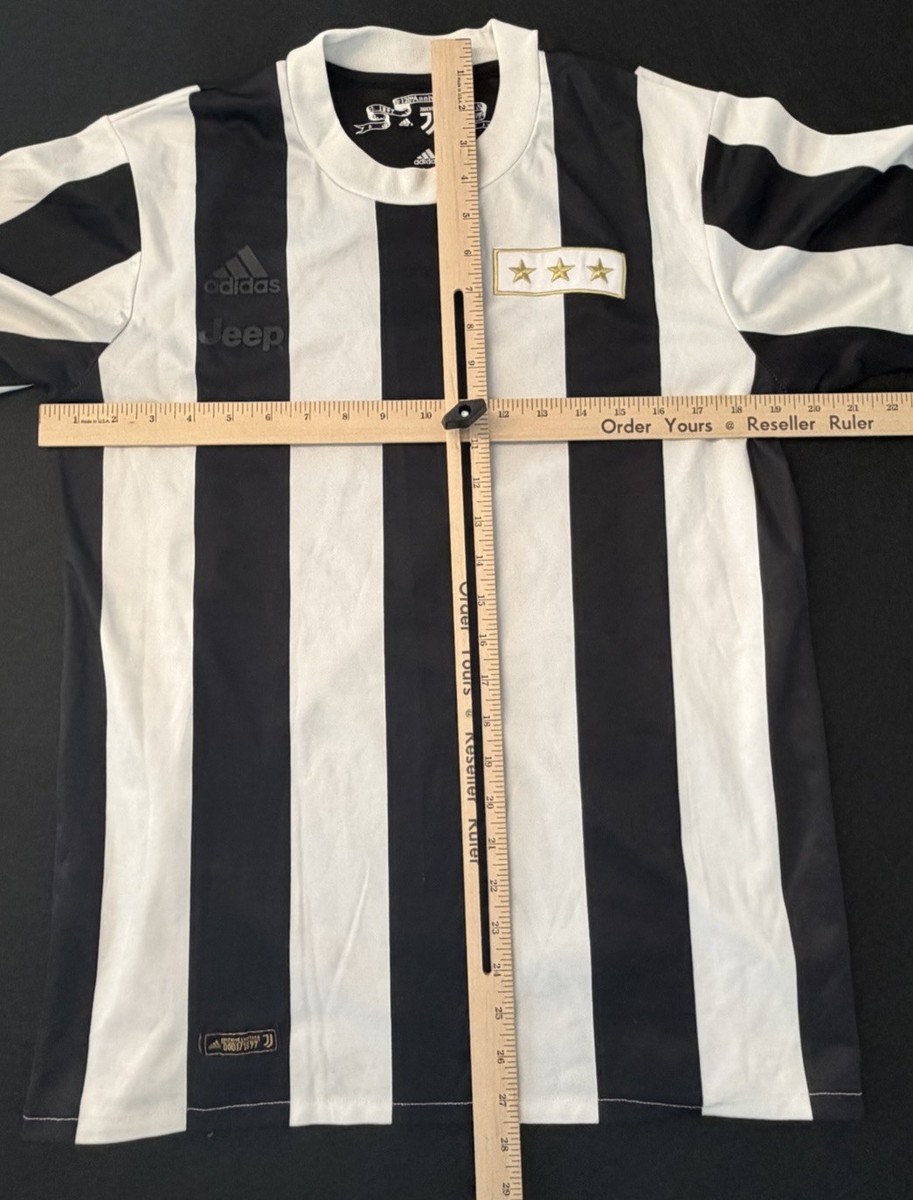 JUVENTUS ADIDAS 120TH ANNIVERSARY HOME JERSEY 2017 LARGE L /1897