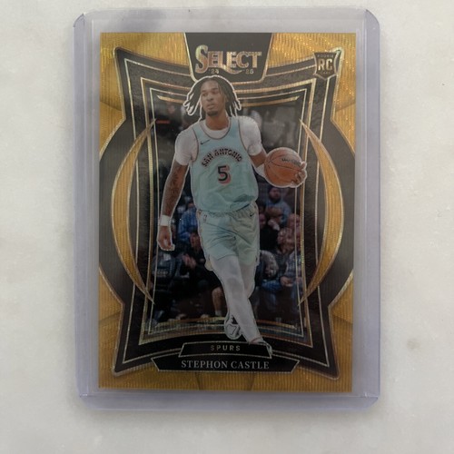 Stephon Castle [Gold Wave Prizm] #72 2024 Panini Select card