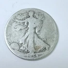 1934-S 50C Walking Liberty Half Dollar 90% Silver Good Details#4533
