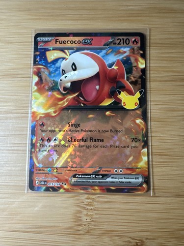 Pokemon TCG Fuecoco ex 015/128 - 30th Celebration Collection English