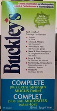 Buckleys Complete MUCUS RELIEF Syrup Extra Strength Large SIZE 250ml. USA SHIP!!