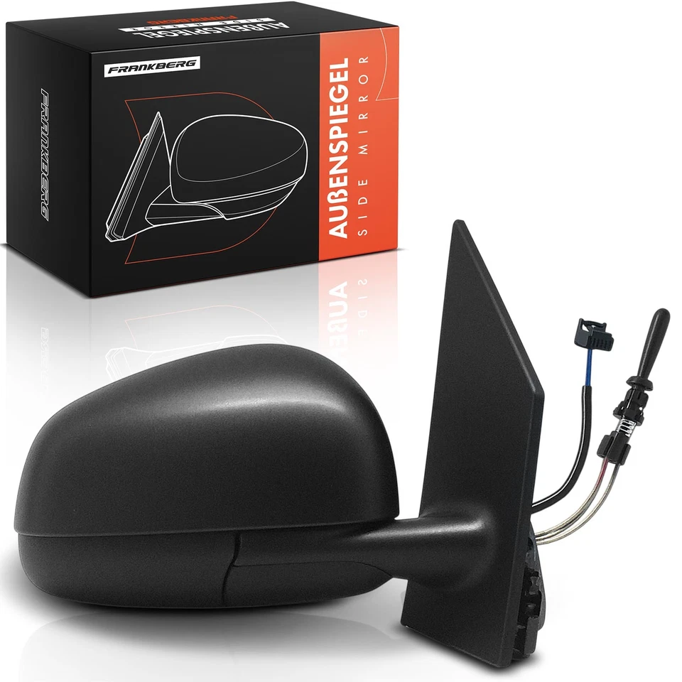 Specchietto retrovisore esterno destro convesso a scomparsa manuale per Smart Fortwo Cabriolet 453 - Immagine 2 di 4