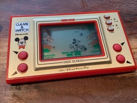 Rare - Game Watch Game JI21 Mickey Mouse Complete - Damaged Box