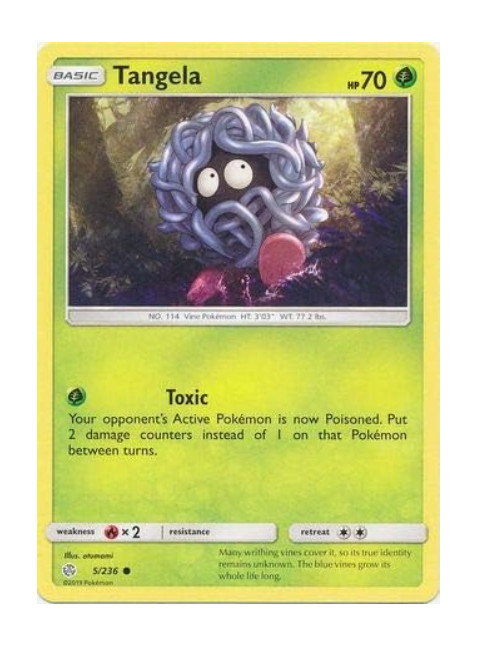 Tangela - 5/236 - Common - Cosmic Eclipse - NM/M